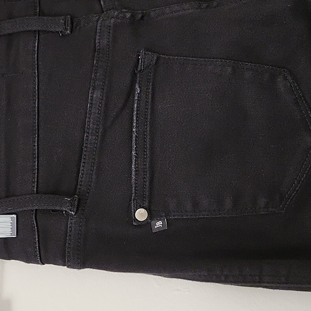 Juudy Blue Dad jeans with cross over Waist Black Blokecore  Size 3/26 - Picture 14 of 14